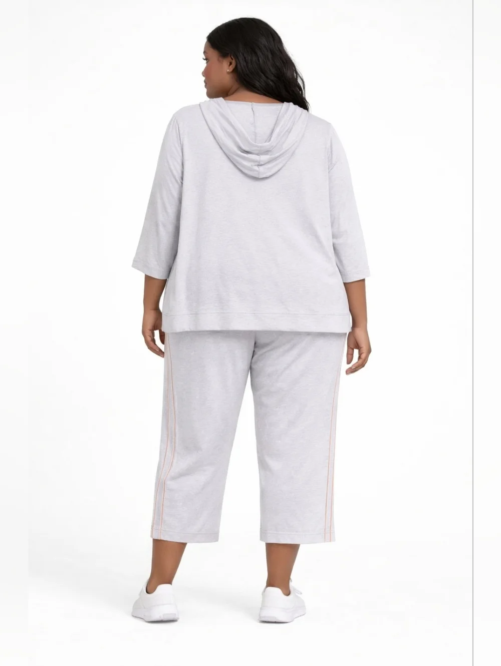 Tangerine Light Gray Matching Set Size 2X - Picture 2 of 7